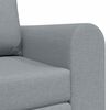 vidaXL Canap&eacute;-Lit 60cm Gris clair tissu