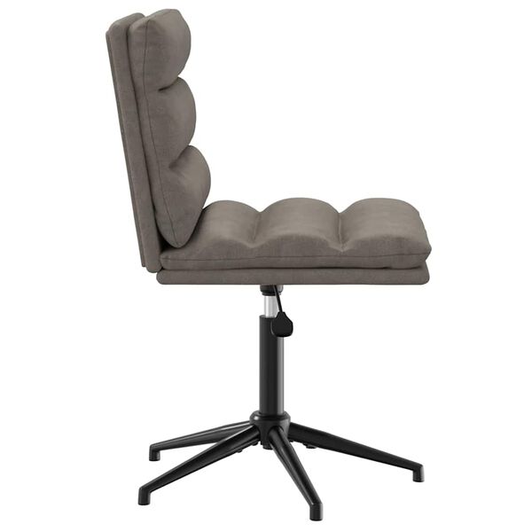 vidaXL Chaise de salle &agrave; manger Gris Similicuir