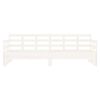 vidaXL Lit coulissant sans matelas blanc 2x(90x190) cm