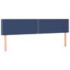 vidaXL Sommier &agrave; lattes de lit avec matelas bleu 120x190 cm tissu