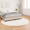 vidaXL Tapis en fausse Tafalla Blanc &Oslash; 200 cm Polyester