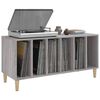 vidaXL Armoire &agrave; disques sonoma gris 100x38x48 cm bois d'ing&eacute;nierie