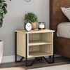 vidaXL Tables de chevet 2pcs ch&ecirc;ne sonoma 40x30x40cm bois d'ing&eacute;nierie