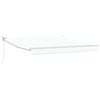 vidaXL Auvent r&eacute;tractable Blanc 350 x 250 cm
