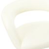 vidaXL Chaises &agrave; manger lot de 2 blanc similicuir