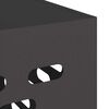 vidaXL Housse de climatiseur Noir 100 x 50 x 70 cm Acier