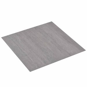 vidaXL Planches de sol 5,11 m&sup2; 55 pcs PVC Gris fonc&eacute; m&eacute;lang&eacute;