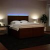 vidaXL Sommier &agrave; lattes de lit avec matelas Rose 200x200 cm Velours
