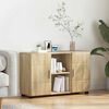 vidaXL Buffet avec &eacute;tag&egrave;re FLORIN Ch&ecirc;ne Sonoma 88,5 x 30,5 x 55,5 cm