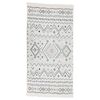 vidaXL Tapis Beige et bleu 80x300 cm Coton