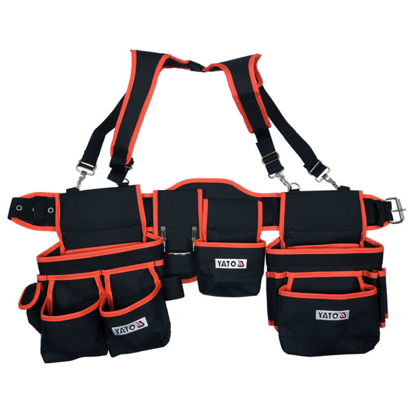 YATO Ceinture porte-outils avec bretelles Polyester 128 cm