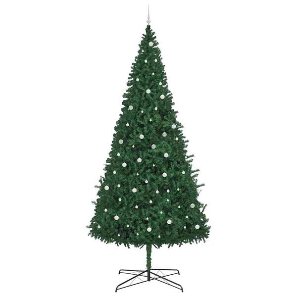 vidaXL Sapin de No&euml;l Vert 400 cm PVC