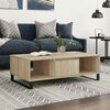 vidaXL Table basse ch&ecirc;ne sonoma 104x60x35 cm bois d'ing&eacute;nierie