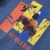 T-shirt enfants manches longues m&eacute;lange bleu 116