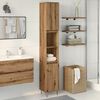 vidaXL Armoire de salle de bain ch&ecirc;ne artisanal 30x30x190 cm