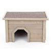 TRIXIE Maison ext&eacute;rieure pour petits animaux 50x30x37 cm Gris-Vert