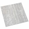 vidaXL Planches de sol Gris clair et blanc 5,11 m&sup2; 55 pi&egrave;ces PVC