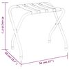 vidaXL Porte-bagages Noir 56x40x49 cm