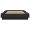 vidaXL Cadre de lit sans matelas noir 100x200 cm