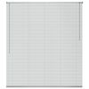 vidaXL Store Aluminium 100 x 220 cm Argent&eacute;