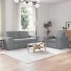 vidaXL Canap&eacute; 2 pcs Gris clair 182 x 80 x 82 cm tissu