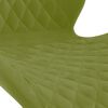 vidaXL Chaise pivotante de salle &agrave; manger Vert clair Velours