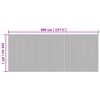 vidaXL Cloison de s&eacute;paration naturel largeur 400 cm hauteur 165 cm bambou