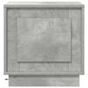 vidaXL Cabinet de chevet Gris b&eacute;ton 44 x 34,5 x 45 cm