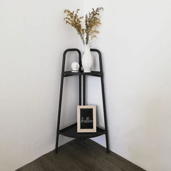 ProGarden Support pour plantes Gris foncé mat 26x26x70 cm