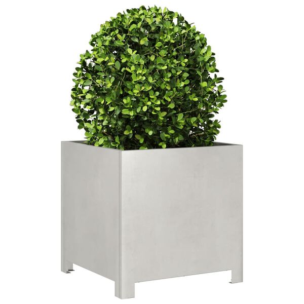 vidaXL Jardini&egrave;res 2 pcs 40x40x40 cm acier inoxydable