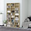 vidaXL Armoire &agrave; CD Ch&ecirc;ne sonoma 102x16x177,5 cm Bois d'ing&eacute;nierie