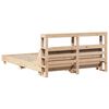 vidaXL Cadre de lit sans matelas 150x200 cm bois de pin massif