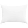 vidaXL Coussins de canapé 2 pcs Blanc 70 x 50 cm tissu