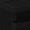 vidaXL Cabinet de chevet 2 pcs Ch&ecirc;ne noir 40 x 35 x 62,5 cm