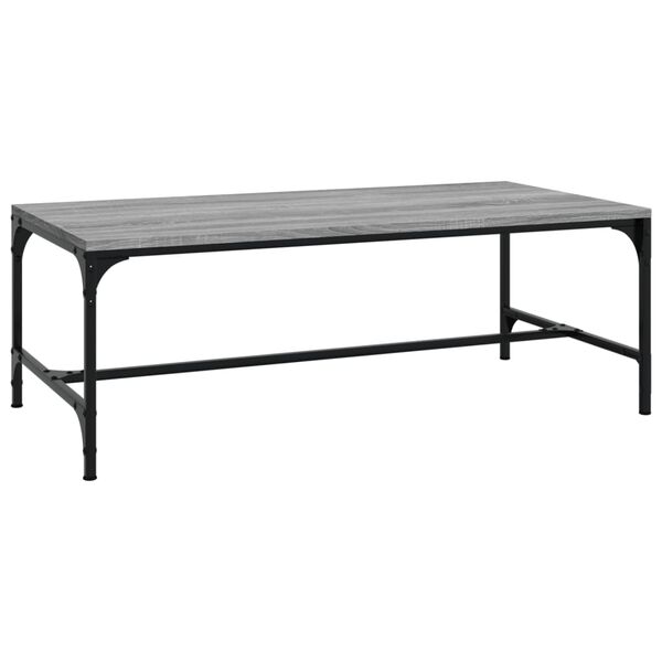 vidaXL Table basse Sonoma gris 100x50x35 cm Bois d'ing&eacute;nierie
