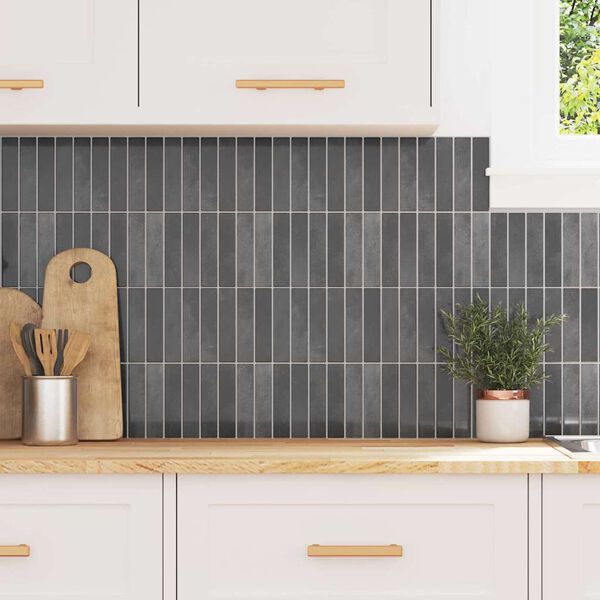 vidaXL Carrelage rectangulaire 10 pcs Gris 29 x 23 x 0,08 cm