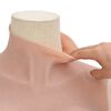 vidaXL Plastron en silicone naturel coupe H