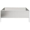 vidaXL Lit sur&eacute;lev&eacute; de jardin 100x100x25 cm acier inoxydable