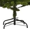 vidaXL Sapin de No&euml;l artificiel &agrave; charni&egrave;res avec support vert 300 cm