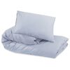 vidaXL Ensemble de housse de couette Gris 200x200 cm Microfibre l&eacute;g&egrave;re
