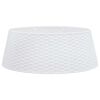 vidaXL Jupe de sapin de No&euml;l blanc &Oslash;65x23 cm plastique