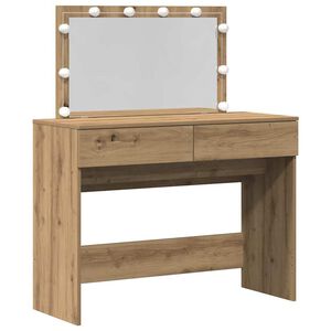 vidaXL Table de Toilette Ch&ecirc;ne artisanal 100 x 40 x 120 cm