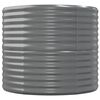 vidaXL Lit sur&eacute;lev&eacute; de jardin Acier galvanis&eacute; 152x80x68 cm gris