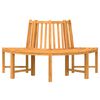 vidaXL Banc circulaire demi-rond &Oslash;160 cm bois massif de teck