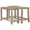 vidaXL Bancs lot de 2 Marron Posidonie
