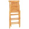 vidaXL Chaises pliantes, lot de 4, 47 x 63 x 90 cm, en bois de teck massif