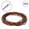 vidaXL Corde en Cuir Marron Clair &Oslash;1,5 mm x 10 m Cuir