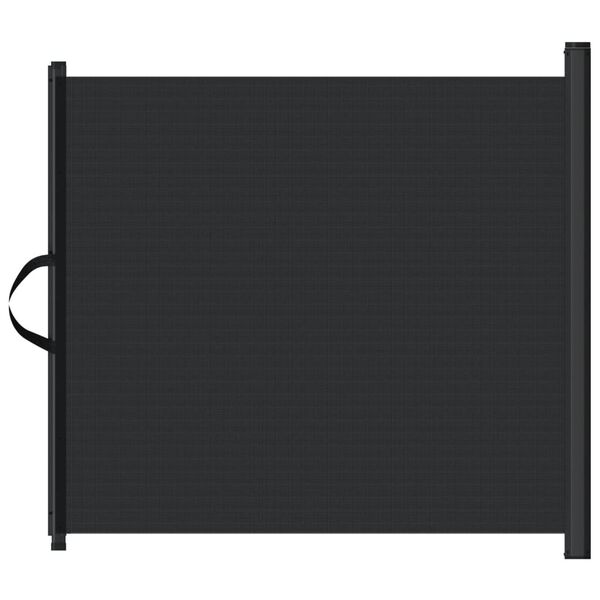 vidaXL Porte r&eacute;tractable pour animaux de compagnie noir 82,5x125 cm