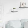 vidaXL &Eacute;tag&egrave;re flottante murale gris 23x23,5x3,8 cm MDF