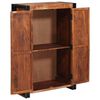 vidaXL Highboard avec portes Marron Bois Recycl&eacute; Massif et M&eacute;tal